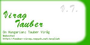 virag tauber business card